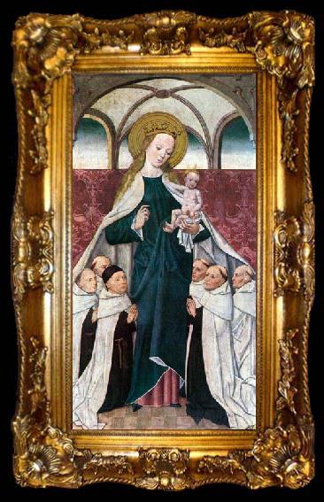 framed  MASTER of the Life of the Virgin The Virgin of M, ta009-2
